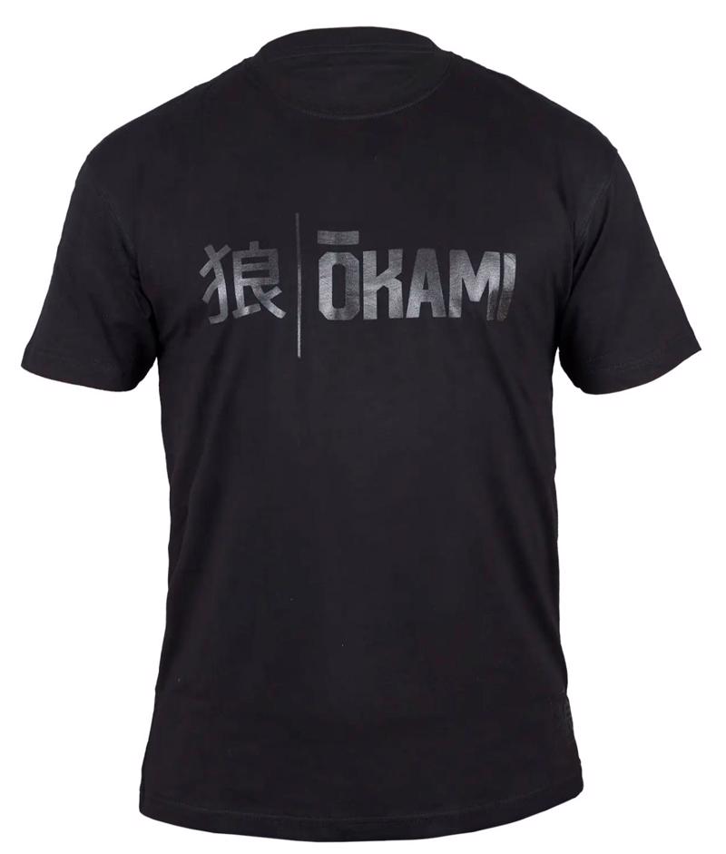 OKAMI T-Shirt Kanji -black